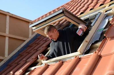 Pose de fenêtres de toit Velux à Beaucroissant
